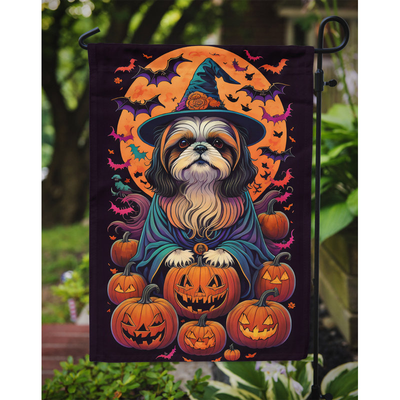 Drapeau du jardin Shih Tzu Jakameron, 15,5 po x 11,25 po