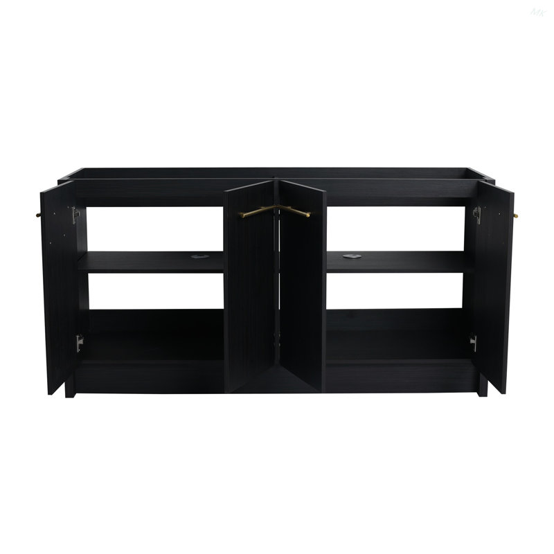 60 Inch Freestanding Bathroom Vanity (Without Top Sink), 59"
