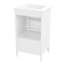 Meuble-lavabo avec lavabo, meuble-lavabo avec tablette et tiroir, meuble-lavabo pour l'organisation