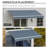 Patio Retractable Awning with Manual Crank, Exterior Sun Shade-112161314-112161279