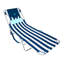 Chaise de plage inclinable 