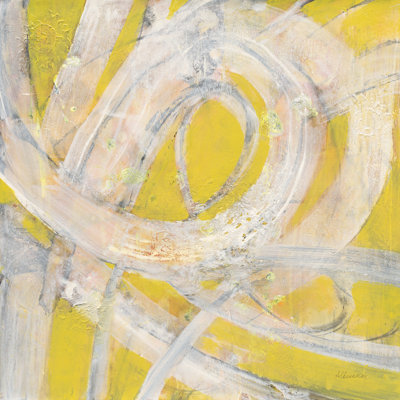 Sunshine Swirl by Albena Hristova - Wrapped Canvas Painting