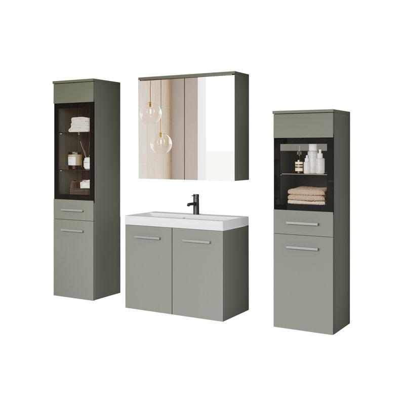 Sumiye Bathroom Suite, Green