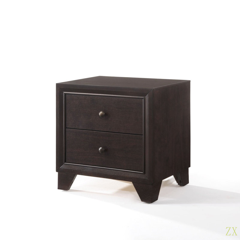 Table de chevet 2 tiroirs