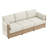 3-Piece Modular Outdoor Sofa