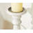18'' H Wood Tabletop Candlestick-1103655806