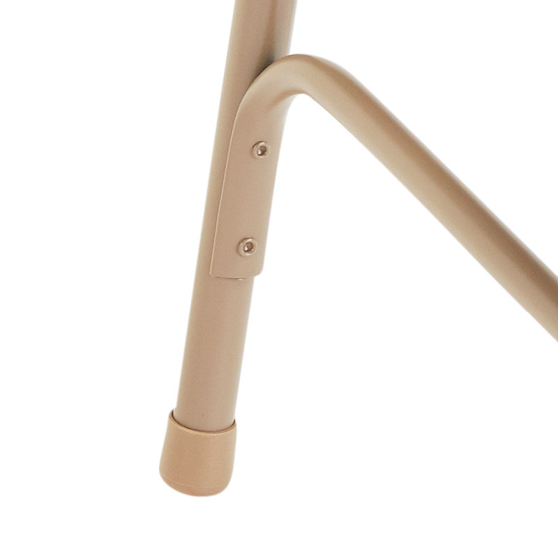 Ensemble de 8 chaises pliantes empilables National Public Seating, Café beige
