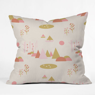Mareike Boehmer Scandinavian Summer Land Throw Pillow