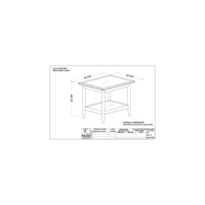 Table de bout moderne Jahmair