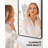 Metal Frame Mirror for Wall, Round/Rectangle Bathroom & Entryway Mirror Decor, Easy Install