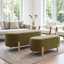 Chenille Upholstered Bench-2127322126