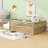 Floor Bed Frame with High Guardrails and Low Profile Design-1204430574-1204430572