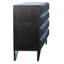Montoya 84-Inch Reclaimed Pine And Iron 4-Door Sideboard In A Black Finish