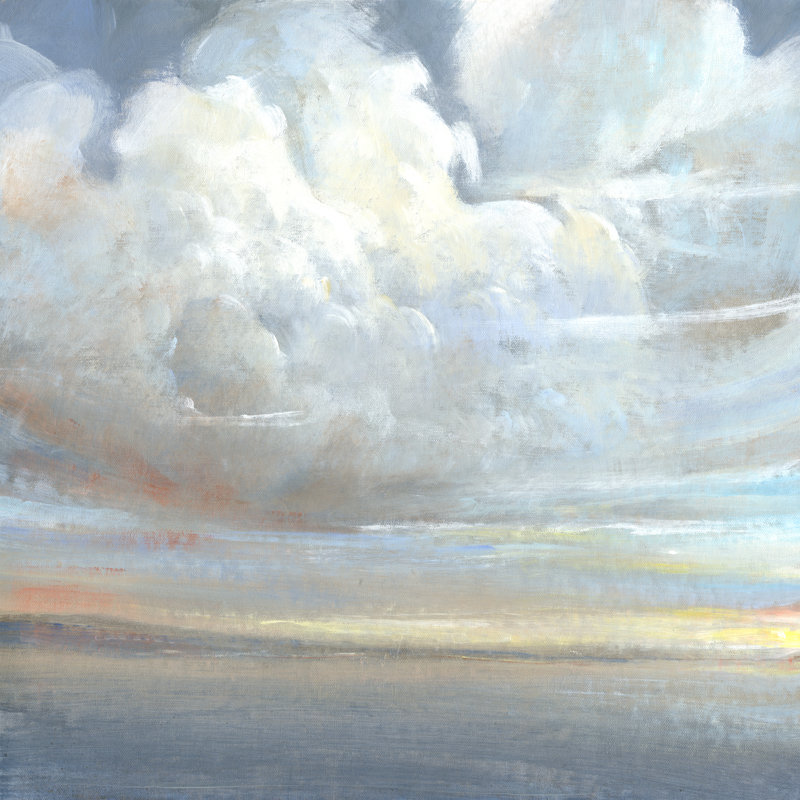 «Passing Storm II» par Timothy O 'Toole - peinture sur toile tendue, H 30 po x l 30 po