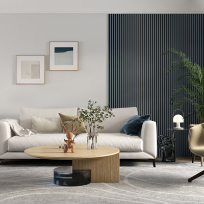 ROOMTEC Acoustic Wood Wall Panels, 2 Pack 94.49” x 12.6” Soundproof Wall Panels, Wood Wall Panels