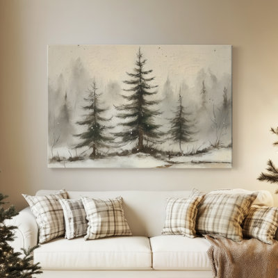 Sugar Whisper of Fir-Premium Gallery Wrapped Canvas