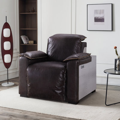 Leather Power Recliner