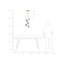Brizio 6 - Light Brass/Copper/Silver Cluster Pendant