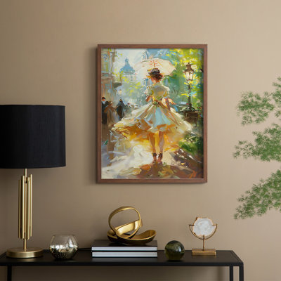 «WOMEN Series DCCCLXI», reproduction encadrée - bois massif