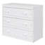 Lit mezzanine double bas avec cabinet