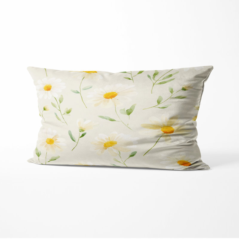 Coussin Floral, H 12 po x l 20 po
