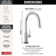 Trinsic Touch2O Kitchen Sink Faucet with Touchless Technology