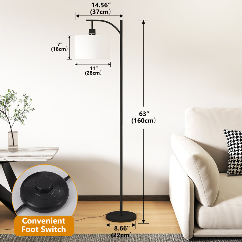 160cm Arched Floor Lamp