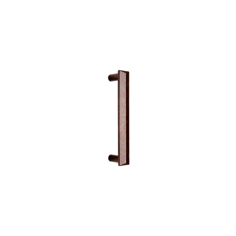 Mack Bronze Shutter / Door Accessory, White Bronze Brushed, 11.31" H x 1.69" W x 2.31" D