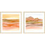 "Desertscapes" - ensemble de 2, par Art mural encadré-1193828857-1193828858