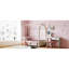 Lit simple en bois et velours, beige-465226867-465226865