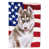 Brun / blanc husky de Sibérie sélectionné