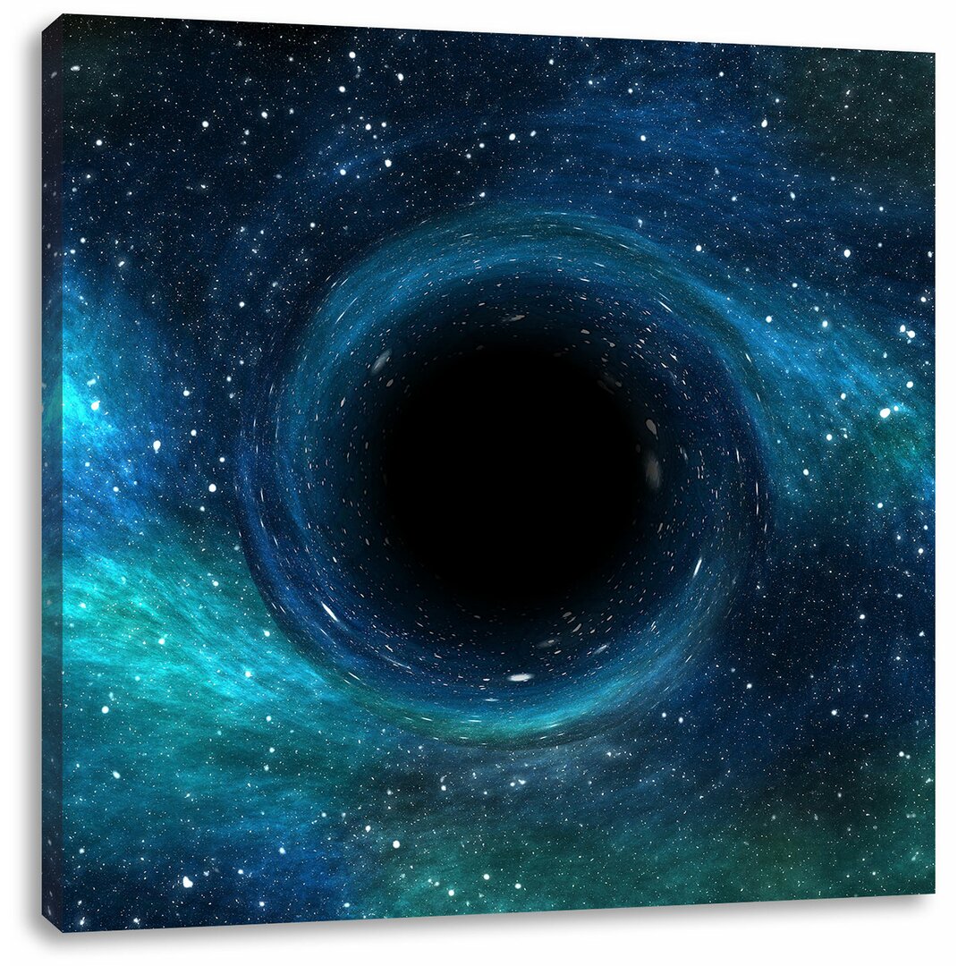 Leinwandbild Black Hole in Space