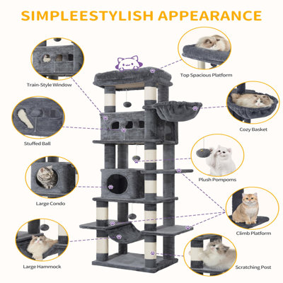 140cm H Cat Tree