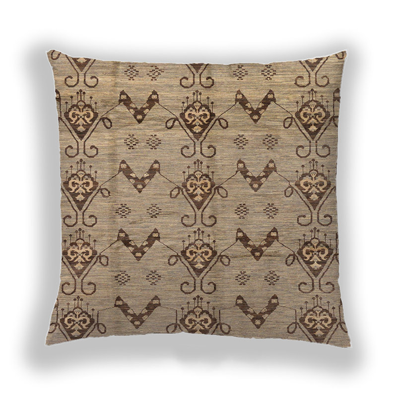 Abstract Reversible Throw Pillow, Microsuede