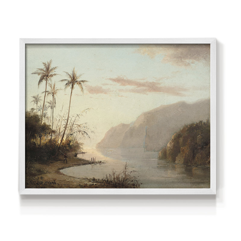 Paysages rétro-Cccix - reproduction encadrée, H 11 po x l 14 po