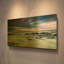 «Goleta Night» par Chris Moyer, art mural en métal doré, 24 po x 12 po-207736026