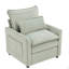 Fauteuil d'appoint rembourré moelleux avec siège double 31,9 po Modern-1226945514