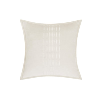 Waterford Sylph White/Highrise 26x26 Euro Pillow Sham Cover