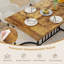 Angeliene Rectangular Dining Table with Iron Base