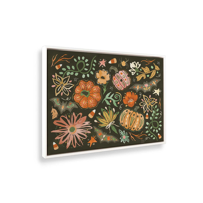 «Witching Hour Wonders II» par Dina June, reproduction d'art, 24 W x 18 H, White, Framed Canvas