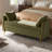 Aristides 56''W Upholstered Flip Top Bench with Subdivided Storage and Toss Pillows-968239470