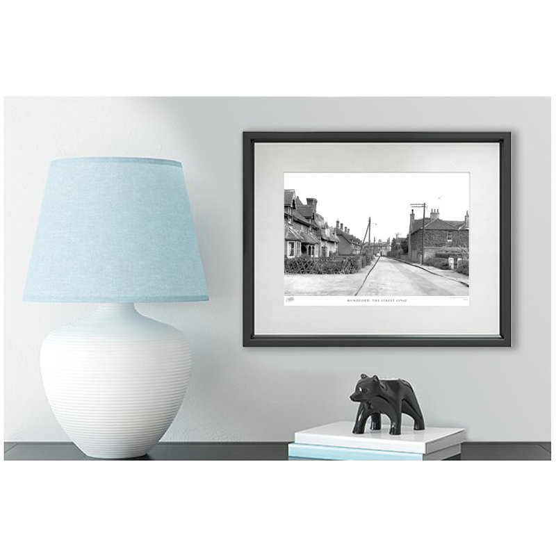 Mundford, The Street C1960 by Francis Frith - Single Picture Frame Print, 28cm H x 36cm W x 2.3cm D