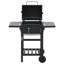 Barbecue au charbon avec tablette inférieure