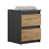 Anthracite / artisan oak