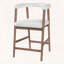 Tabouret 24,5 "de hauteur avec dossier incurvé, ensemble de 2-493762680