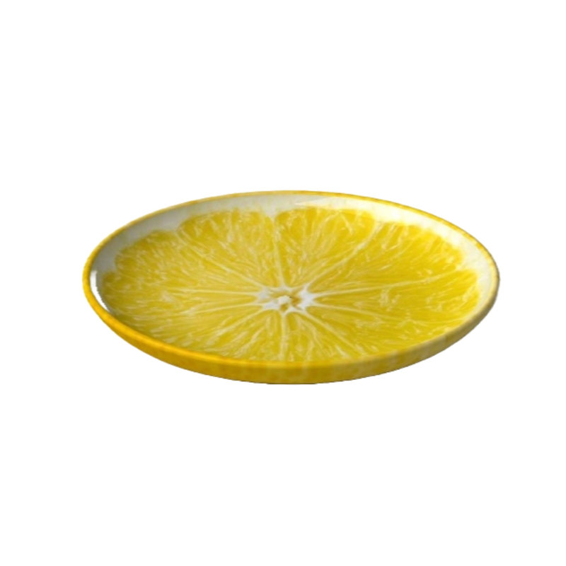 Lemon Earthenware Salad/Dessert Plate