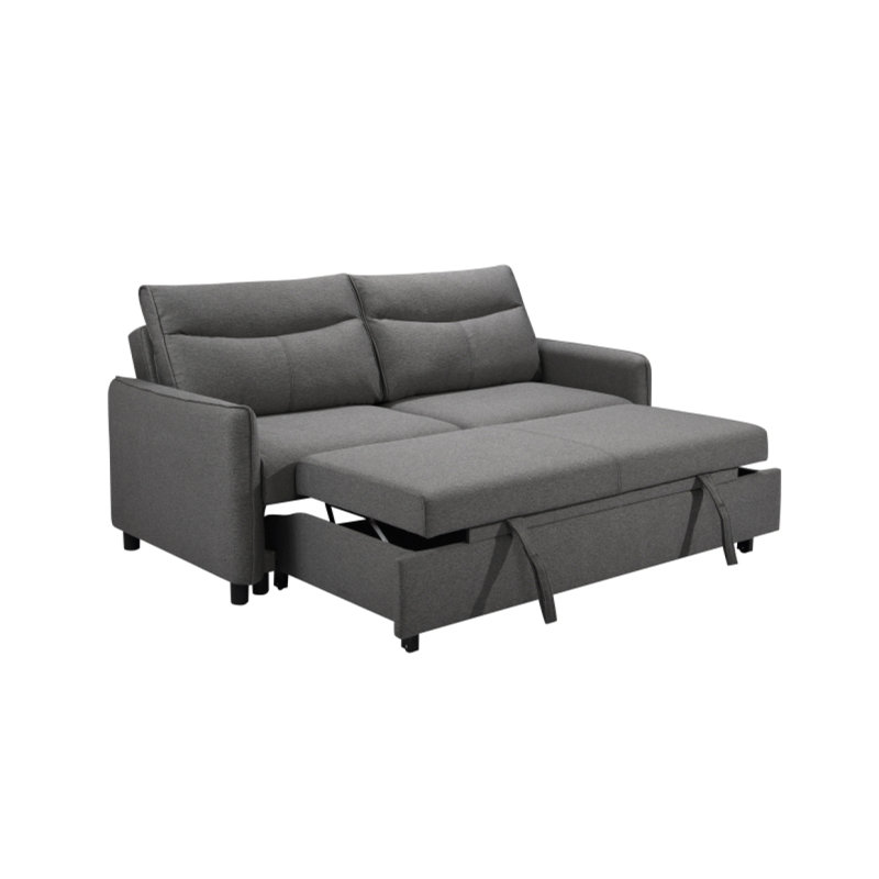 Canapé-lit convertible Modern 1 3, canapé-lit futon en tissu avec lit gigogne et canapé-lit, Gris