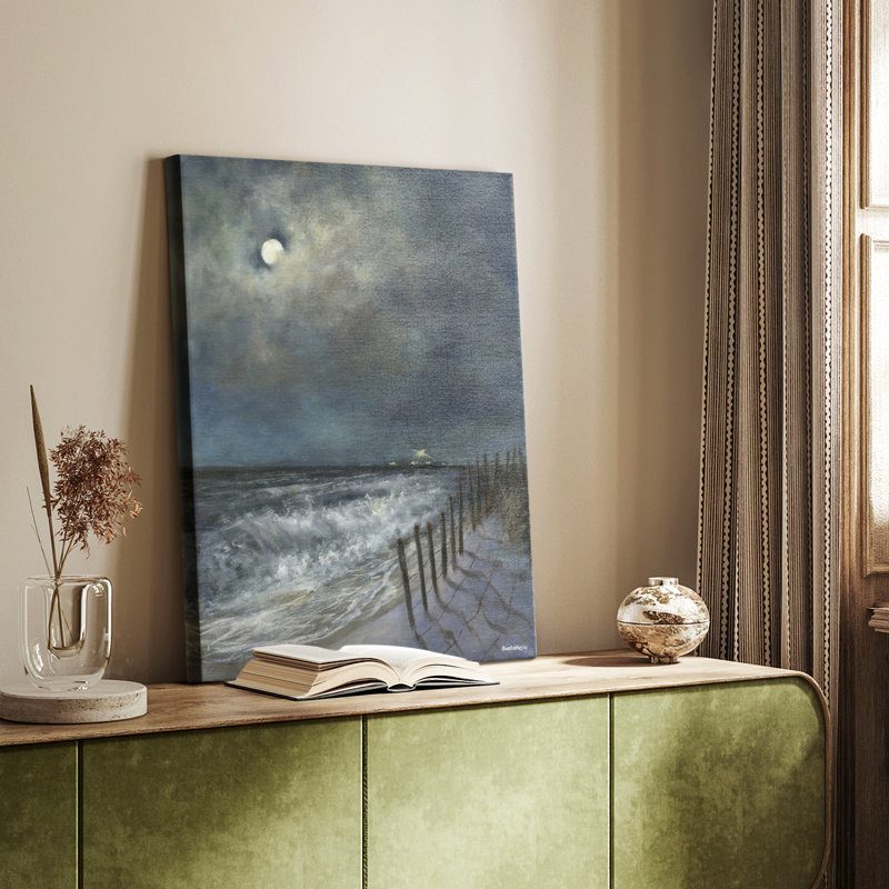 The Beach Fence I -Gallery Wrapped Cavas, 18" H x 12" W