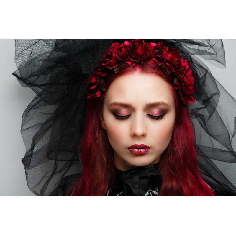 Woman Art Make Up by Ganna Gavenko - Wrapped Canvas Print, 20cm H x 30cm W x 3.8cm D