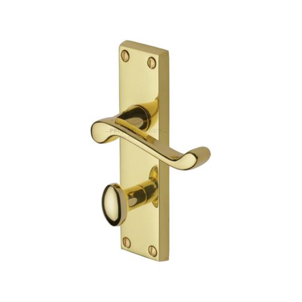 Heritage Brass Project Hardware Door Handle for Bathroom Malvern Design
